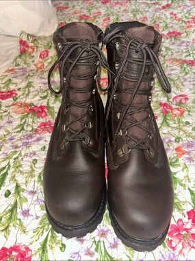 Field & Stream Dark Brown Waterproof Lace-Up Men's Boot